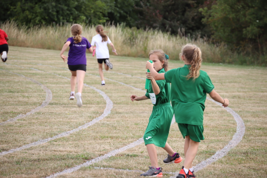 trust sports day at aletheia academies trust with relay races